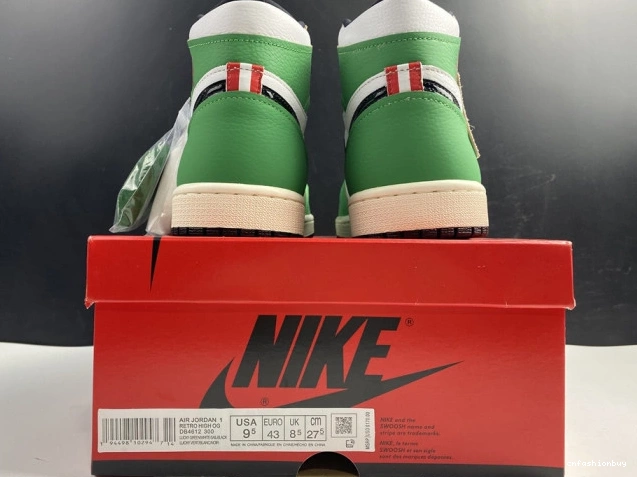 Green 1 Air DB4612-300 Retro Jordan Lucky High 0818